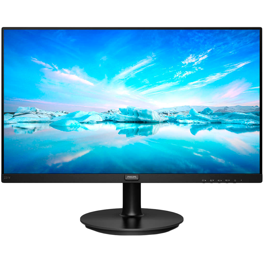 Monitor 21.5'' Philips 221V8A/00 Black VA, 16:9, 1920x1080, 4ms, 200 cd/m2, 4000:1, D-Sub, HDMI, 2Wx2, vesa