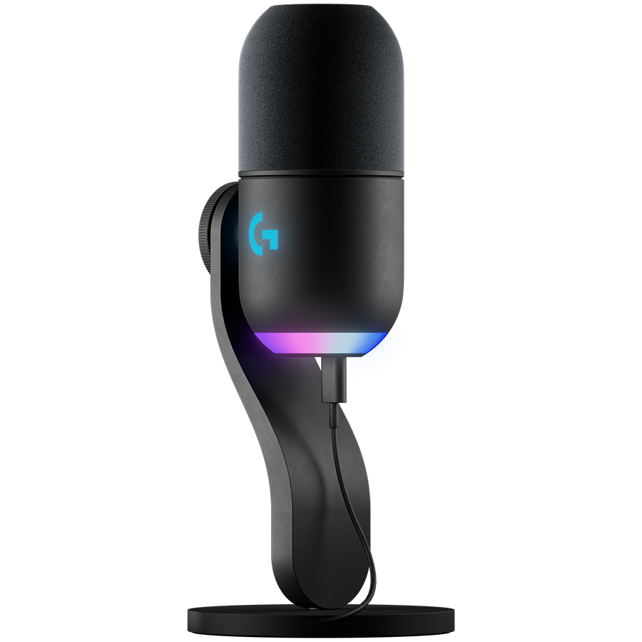 LOGITECH G Yeti GX RGB Gaming Microphone - LIGHTSYNC - BLACK - USB