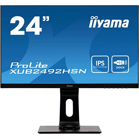 [31518] 23.8" IIYAMA IPS Ergo Pivot USB-C Display