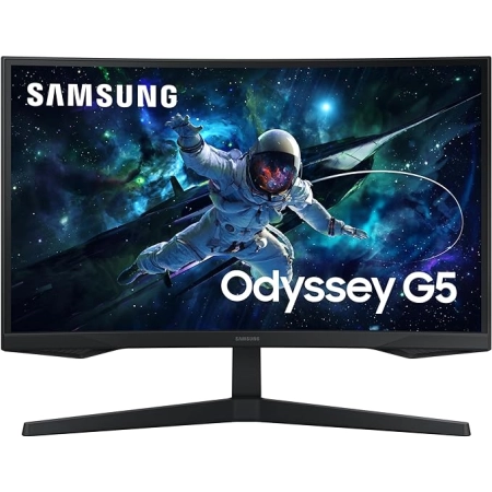 [35768] 27" SAMSUNG Odyssey LS27CG552EUXEN G55C 165Hz Gaming Curved Display