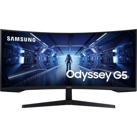 [35987] 34" SAMSUNG LC34G55TWWPXEN Odyssey G5 Curved Display 165Hz