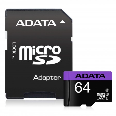 [28733] ADATA Micro SDHC Memory Card 64GB Class10