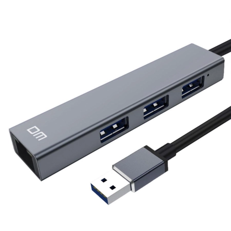 [31971] DM CHB011 USB 2.0 HUB 3 Ports + RJ45 Ethernet Port