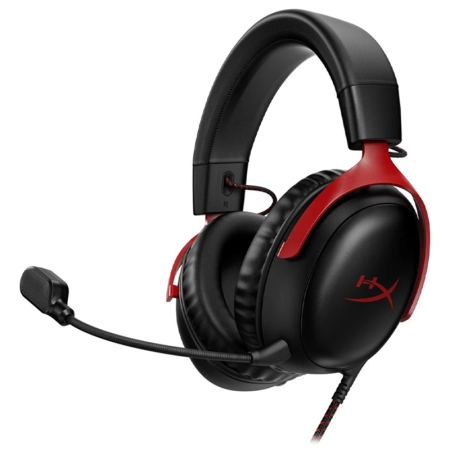 [34225] HyperX Slušalice Cloud 3 Black/Red 727A9AA