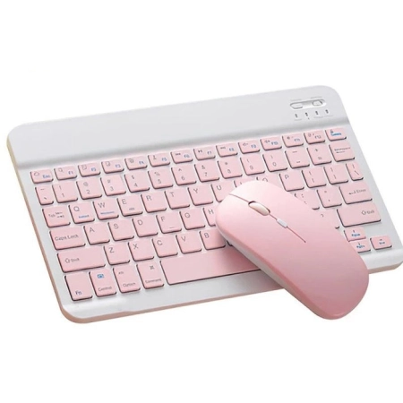 [33798] JITE Set Tastatura i Miš BT-02 Pink