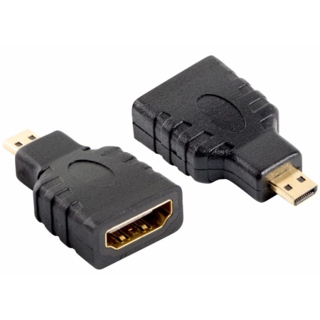 [33477] Lanberg HDMI to Micro HDMI F/M Adapter AD-0015-BK