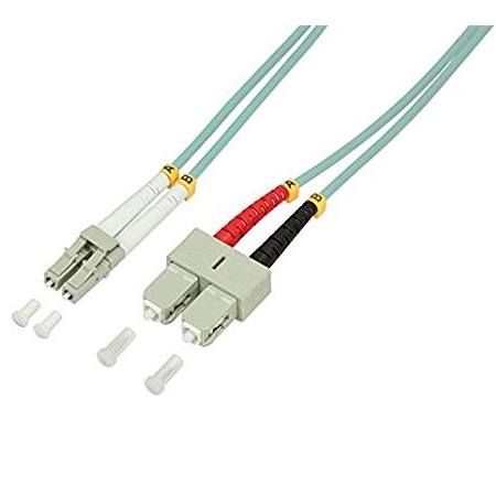 [24744] LogiLink Optički Fiber Patch Cord OM3 LC-SC 0,5m FP3LS00