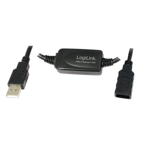 [17421] LogiLink USB 2.0 Active Repeater Cable 15m UA0145