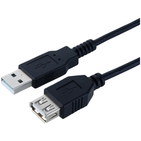 [36792] LogiLink USB Cable Extension 2m CU0010B Black