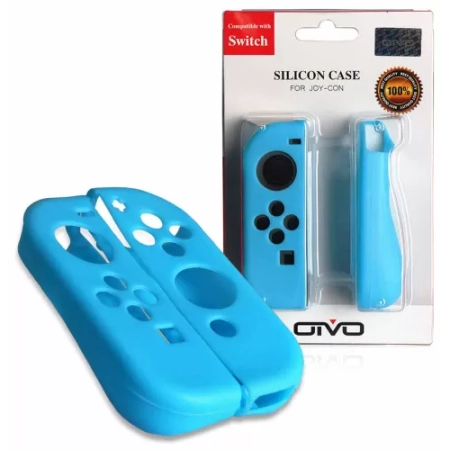 [34549] OIVO Silicon Case for Joy-Con Blue