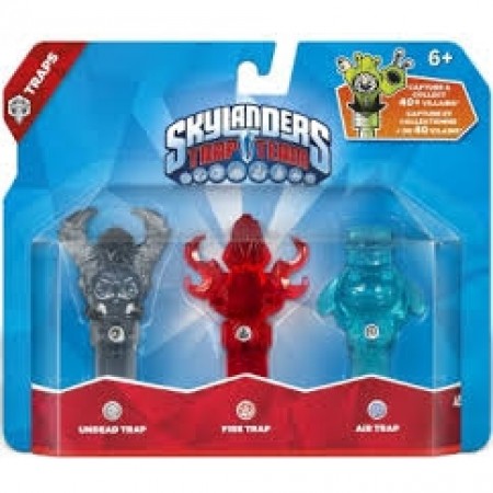 [21487] Skylanders Trap Team - Triple Trap Pack (Air Jughead + Undead Skulll + Fire Torch)