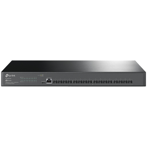 [TL-SX3016F] JetStream 16-Port 10GE SFP+ L2+ Managed SwitchPORT: 16× 10G SFP+ Slots, RJ45/Micro-USB Console PortSPEC: 1U 19-inch Rack-mountable Steel CaseFEATURE: Integration with Omada SDN Controller, Static Routing, OAM, sFlow, DDM, 802.1Q VLAN, QinQ, STP/