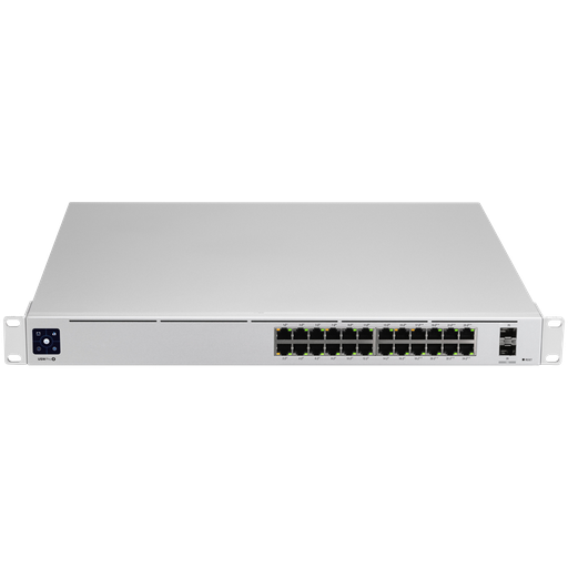 [USW-PRO-24-POE-EU] Ubiquiti USW-Pro-24-POE-EU configurable Gigabit Layer2 and Layer3 switch with auto-sensing 802.3at PoE+ and 802.3bt PoE++