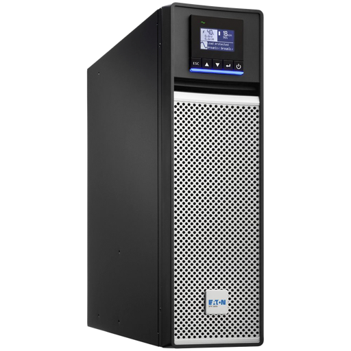 [5PX3000IRT3UG2] Eaton UPS 5PX Gen2 3000VA/3000W; 3U; Rack/Tower; Line Interactive; Input C20; Output C13x 8, 1x C19; LCD display; USB port; Serial port (RS232); Dry contacts (3 outputs, 1 input, optocoupler, DB9); Network card slot; Rack-mounting kit; 3Yr on electronics, 2yrs on battery