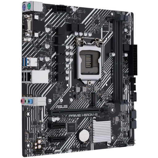 [90MB17E0-M0EAY0] ASUS PRIME H510M-E LGA1200 mATX MB - Intel H510 2xDIMM DDR4 1xM.2 4xSATA PCIe 4.0 1Gb Ethernet 1xD-SUB 1xDisplayPort 1xHDMI with COM and RGB header