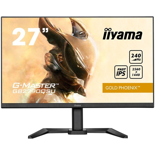 [GB2790QSU-B5] IIYAMA Monitor LED GB2790QSU-B5 GAMING 27inch 240Hz  Fast IPS, matte finish 2560 x 1440 @240Hz  400cd  1ms HDMI DP USB Full ERGO