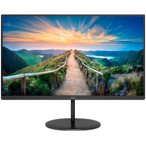 [Q27V4EA] AOC Monitor Q27V4EA 27” 2K Office (IPS, 2560x1440, 75Hz, 4 ms, 178°/178°, 250 cd/m, 20M:1, Antiglare 3H, HDMI, DP, Audio, Tilt) Black, 3y