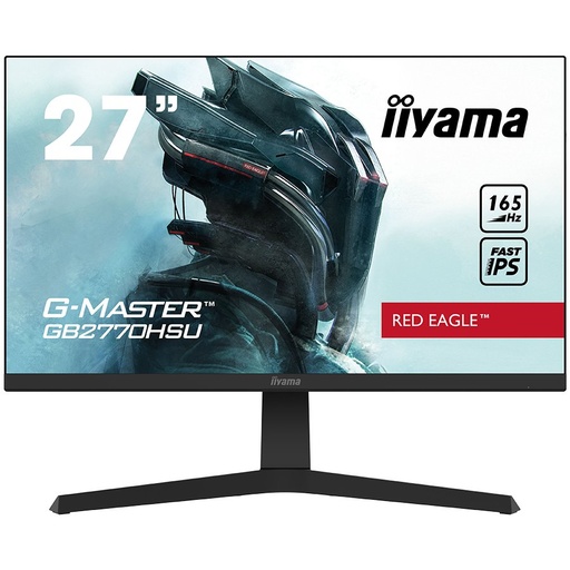 [GB2770HSU-B1] GB2770HSU-B1 27" IPS, 165Hz, 1920x1080, 1DP1H, HASG-MASTER GB2770HSU-B1Unleash your full gaming potential with the Fast IPS GB2770HSU Red Eagle