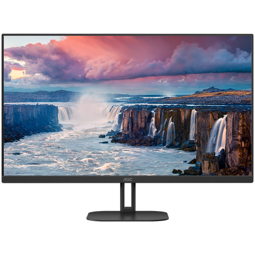 [27V5CE/BK] AOC Monitor LED 27V5CE Sleek home office idea 27" IPS USB-C 3.2 x 1 (DP alt mode, upstream, power delivery up to 65 W)