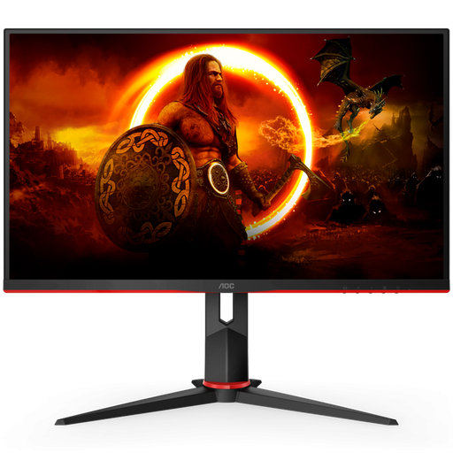 [C27G2E/BK] AOC Monitor Gaming C27G2E/BK 27” 165Hz VA 1920x1080, 350 cd/m² 3000:1 1 ms 2xHDMI VGA DisplayPort Speakers black/red