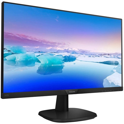 [243V7QDAB/00] Monitor 23.8'' Philips 243V7QDAB/00 Black IPS, 16:9, 1920x1080, 4ms, 250 cd/m2, 1000:1, D-Sub, DVI, HDMI, 2Wx2, vesa