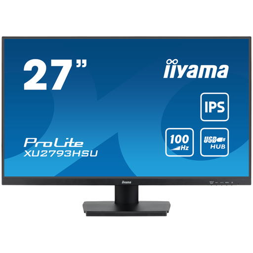 [XU2793HSU-B6] IIYAMA Monitor LED XU2793HSU-B6 27" IPS 1920 x 1080 @100Hz 	250 cd/m² 1ms HDMI DP USB HUB Tilt