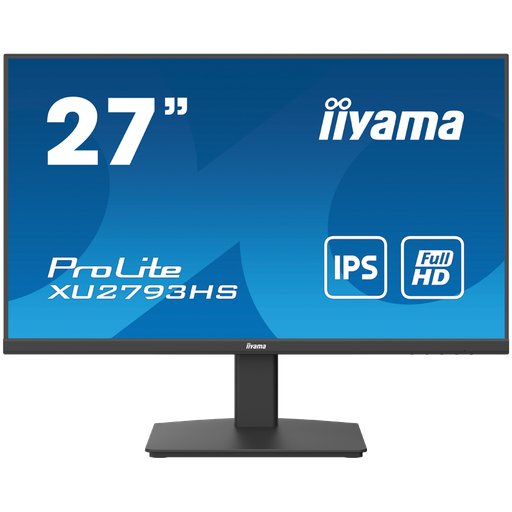 [XU2793HS-B6] IIYAMA Monitor LED XU2793HS-B6 27" 1920 x 1080 @100Hz 250 cd/m² 1000:1 1ms HDMI DP tilt