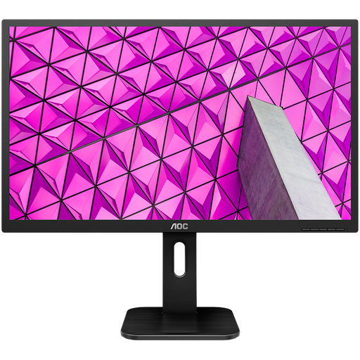 [24P1] AOC Monitor LED 24P1 PRO (23.8“, 16:9, 1920x1080, IPS, 250 cd/m², 1000:1, 50M:1, 5 ms, 178/178°, VGA, DP, HDMI, DVI, 4 x USB 3.0, Audio OUT, Speakers, Tilt: -5/+35°, Swivel, Tilt, H. Adjust, VESA, Ergonomic, Borderless) Black, 3y