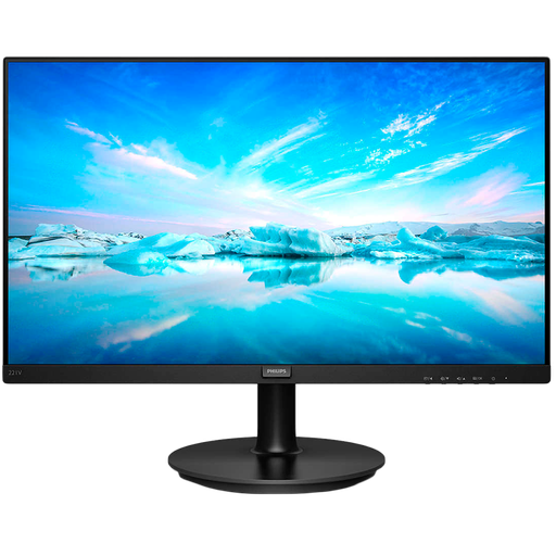 [221V8A/00] Monitor 21.5'' Philips 221V8A/00 Black VA, 16:9, 1920x1080, 4ms, 200 cd/m2, 4000:1, D-Sub, HDMI, 2Wx2, vesa